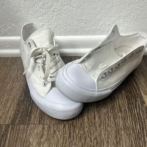 White off brand converse